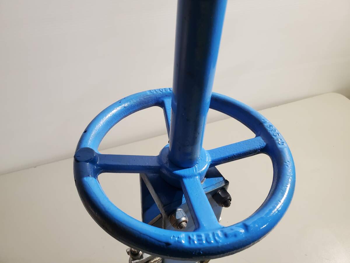 Knife Gate Manual Valve – Orbinox – 3" EW Metal seated - Image 5